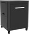 Cozze Trolley Werktafel Opklapbaar Met 1 Deur Zwart