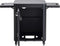 Cozze Trolley Werktafel Opklapbaar Met 1 Deur Zwart