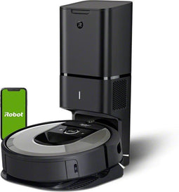 iRobot® Roomba® i7+ - Robotstofzuiger - Slimme navigatie - Automatische vuilafvoer - Zilver/Zwart