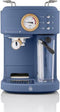 Swan One Touch Espressomachine – Gemalen Koffie & Koffiepads – Blauw