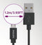 PHILIPS DLC21030U - USB-A naar Micro USB Kabel - 1.2 Meter - Zwart