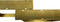 Tafelpoten U-model Set van 2 - 72x10x69 - Antique gold - Metaal