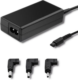 Qoltec Voedingsadapter - Voor Asus - 65W 3 stekkers - Zwart
