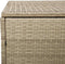 vidaXL - Tuinbox - 110x50x58 - cm - poly - rattan - beige