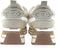 Liu Jo Maxi Wonder 48 - Lage sneakers - Off white suède met fluffy textiel - Beige
