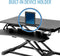 Desk V7 DT2SSB-1E Black MDF Wood