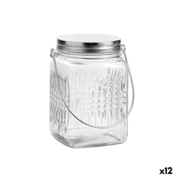 Glazen pot La Mediterránea 1 L (12 Stuks)