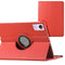 imoshion Tablet Hoes - Geschikt voor Xiaomi Redmi Pad SE - 360° Draaibare Bookcase - Rood