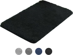 AKSA Home® Badmat 50x80 cm - Douchemat antislip - Badmat antislip - Badkamermat - Zwart
