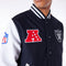 New Era - Las Vegas Raiders - NFL Patch Black Varsity Jacket