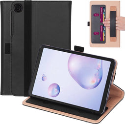 Luxe stand flip sleepcover hoes - Geschikt voor Samsung Galaxy Tab A7 (2020) - Zwart