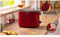 Bosch TAT2M124 - Broodrooster 2 sneden - Ontdooifunctie Opwarmfunctie - Rood