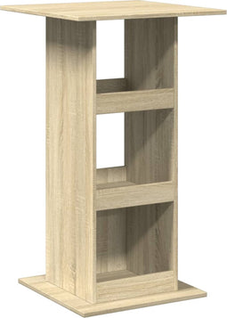 vidaXL - Bartafel - met - opbergruimte - 60x60x102 - cm - hout - sonoma - eikenkleurig