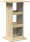 vidaXL - Bartafel - met - opbergruimte - 60x60x102 - cm - hout - sonoma - eikenkleurig