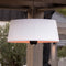 Sunred Artix - Terrasverwarmer - Infrarood 1800 W - Wit - Met afstandsbediening - LED verlichting