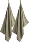 Laura Ashley Kitchen Linen Collectables Theedoeken set van 2 Wild Clematis Sage Streep