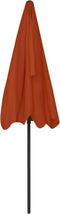 vidaXL - Strandparasol - 200x125 - cm - terracottakleurig
