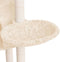 vidaXL - Kattenmeubel - met - sisal - krabpalen - 108,5 - cm - donkergrijs
