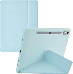 imoshion Tablet Hoes - Geschikt voor Lenovo Tab P12 - Origami Bookcase tablet - Lichtblauw