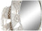Wandspiegel DKD Home Decor Wit Katoen (75 x 2 x 75 cm)