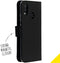 Accezz Huawei P20 Lite - Wallet Softcase Booktype - 3 pashouders - Zwart