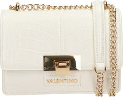Valentino Bags Anastasia - Dames schoudertas - Imitatieleer crocoprint - Ecru