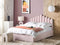 VINCENNES - Bed met opbergruimte - Roze - 160 x 200 cm - Fluweel
