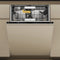 WHIRLPOOL W8IHP42L - Inbouw vaatwasser 60cm - 14 couverts 42 dB(A) - zwart glas