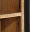 vidaXL - Nachtkastje - 40x30x80 - cm - Massief - Hout - Ruw - Mango