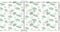 vidaXL - Stoelkussens - lage - rug - 6 - st - bladpatroon - stof