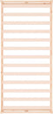 vidaXL - Bedframe - massief - hout - 90x190 - cm