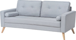 KALMAR - Tweezitsbank - Lichtgrijs - Polyester