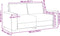 vidaXL - Ligzetel - Sofa - Cappuccino - 140 - cm - Kunstleer