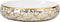 vidaXL - Opzetwasbak - ovaal - 59x40x15 - cm - keramiek - wit - en - goud