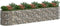 vidaXL - Gabion - plantenbak - verhoogd - 500x100x100 - cm - gegalvaniseerd - ijzer