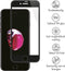 Selencia iPhone 8 Plus / 7 Plus - Gehard Glas Screenprotector - 9H krasbestendig - Zwart