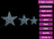 vidaXL - Kerstdecoratiesterren - 3 - st - LED - buiten - binnen - mesh - zilverkleurig