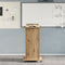 vidaXL - Podium - met - Wielen - Artisan - Eiken - Geengineerd - Hout