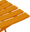 vidaXL - Vouwbare - Tuinstoelen - 2 - stuks - Mosterdgeel - Staal