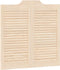 vidaXL - Draaideuren - louvredesign - 1-paar - 80x80 - cm - massief - grenenhout