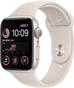 Apple Watch SE (2022) - Smartwatch - GPS - 44mm Wit