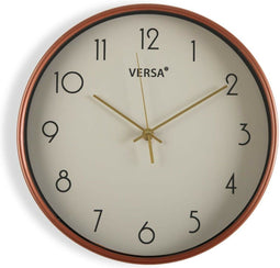 Muurklok Gold Plastic (4 x 30 x 30 cm)