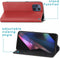 iMoshion Hoesje Geschikt voor Oppo Find X3 Pro 5G Hoesje Met Pasjeshouder - iMoshion Slim Folio Bookcase - Rood