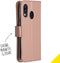 Accezz Samsung Galaxy A40 - Wallet Softcase Bookcase - 3 pashouders - Roze