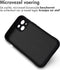 imoshion Hoesje - Geschikt voor iPhone 13 - EasyGrip Backcover - Zwart