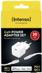 Intenso W30C - GaN Voedingsadapter 30W + C315L Lightning Kabel - Snelladen PD 3.0