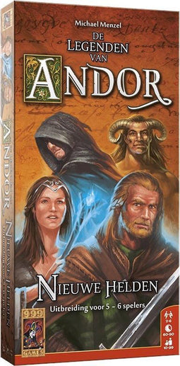 999 Games De Legenden van Andor - Nieuwe Helden 5/6 Uitbreiding Bordspel - Coöperatief spel
