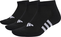 adidas Performance Performance Gevoerde Korte Sokken 3 Paar - Unisex - Zwart- 37-39