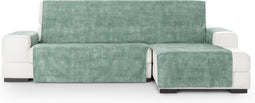 Hoes voor chaise longue met korte armleuning rechts Eysa TURIN Aquamarijn 100 x 110 x 300 cm