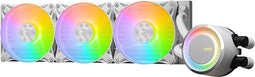 CPU koeling - MSI MAG CORELIQUID E360 WHITE - Vloeistofkoelsysteem processor - 360 mm - 3x 120 mm RGB fan - Wit